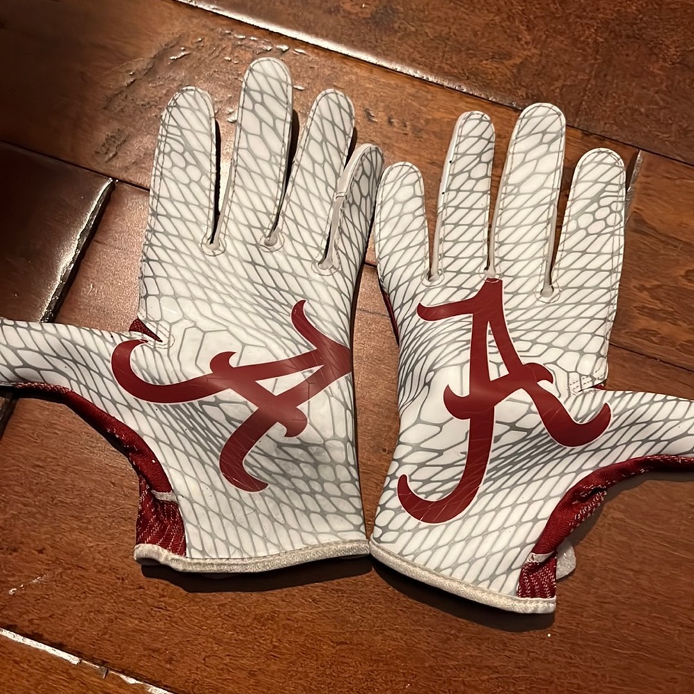 College football gloves